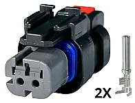 Conector Ampseal Cinza