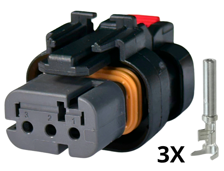 Conector Ampseal Cinza