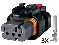 Conector Ampseal Cinza