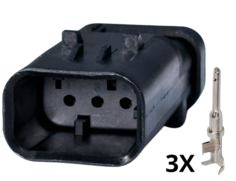 Conector Ampseal Cinza