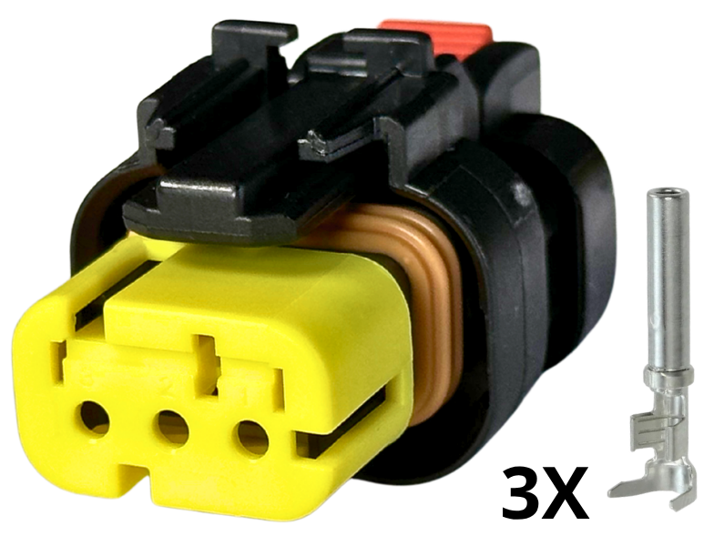 Conector Ampseal Amarelo