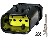 Conector Ampseal Amarelo