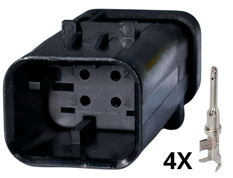 Conector Ampseal Cinza