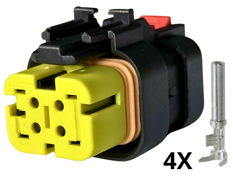 Conector Ampseal Amarelo