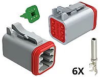 Conector AT06-6S