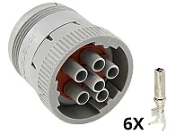 Conector AHD16-6-12S-B010