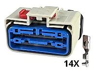 Conector Apex Cinza Claro